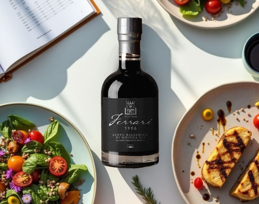 Benessere a tavola con Aceto balsamico Ferrari 1986